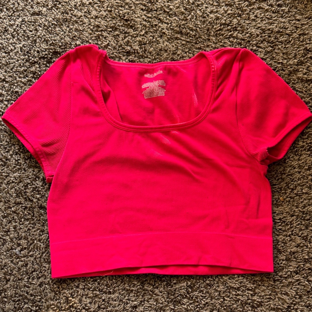 Women's Pink Crop Top